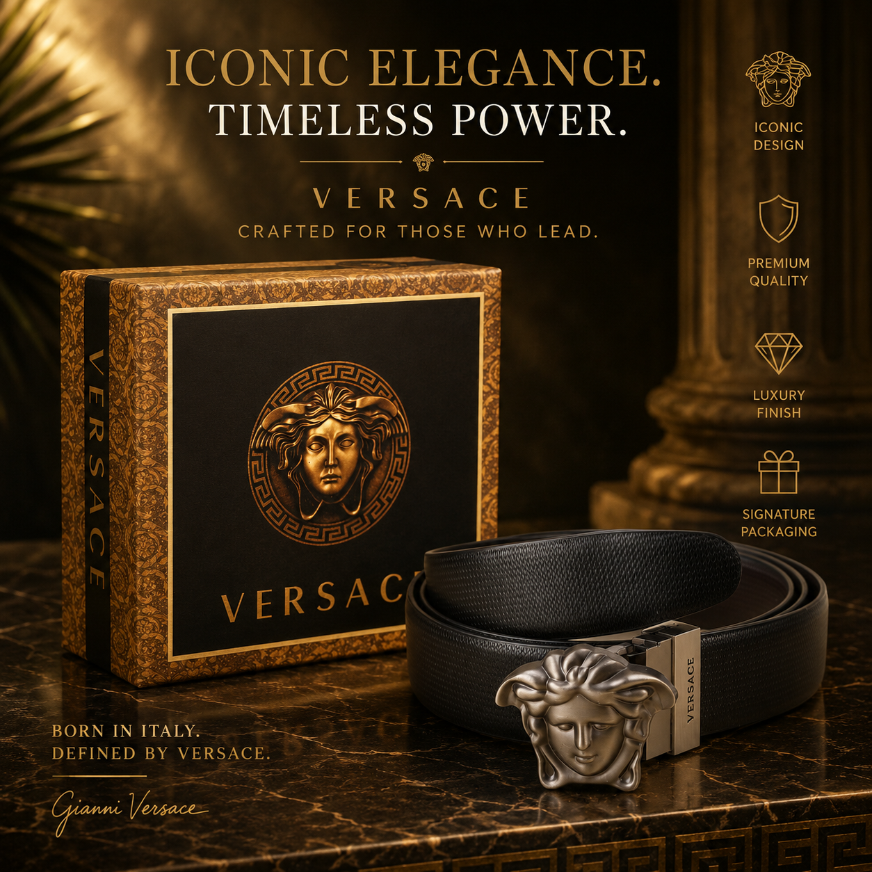 Medusa Signature Black Belt