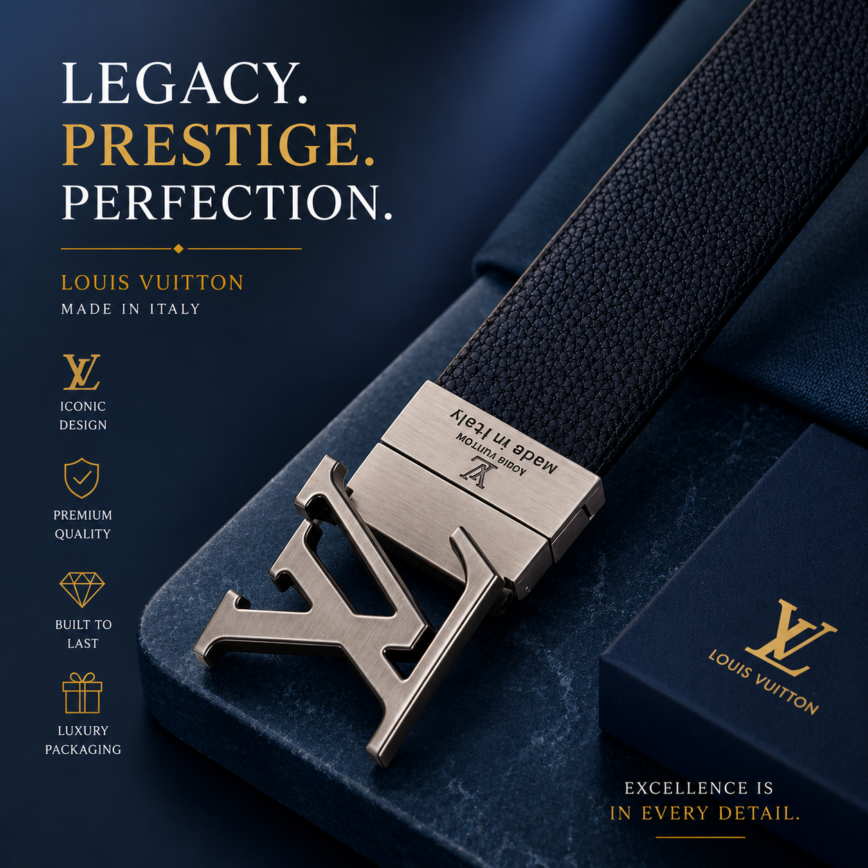 Ultimate V-Buckle Reversible Belt