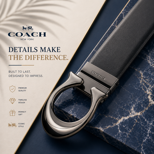 Coach Curve Icon Belt
