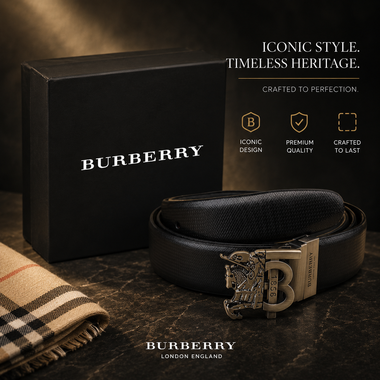 Heritage Crest Buckle Belt