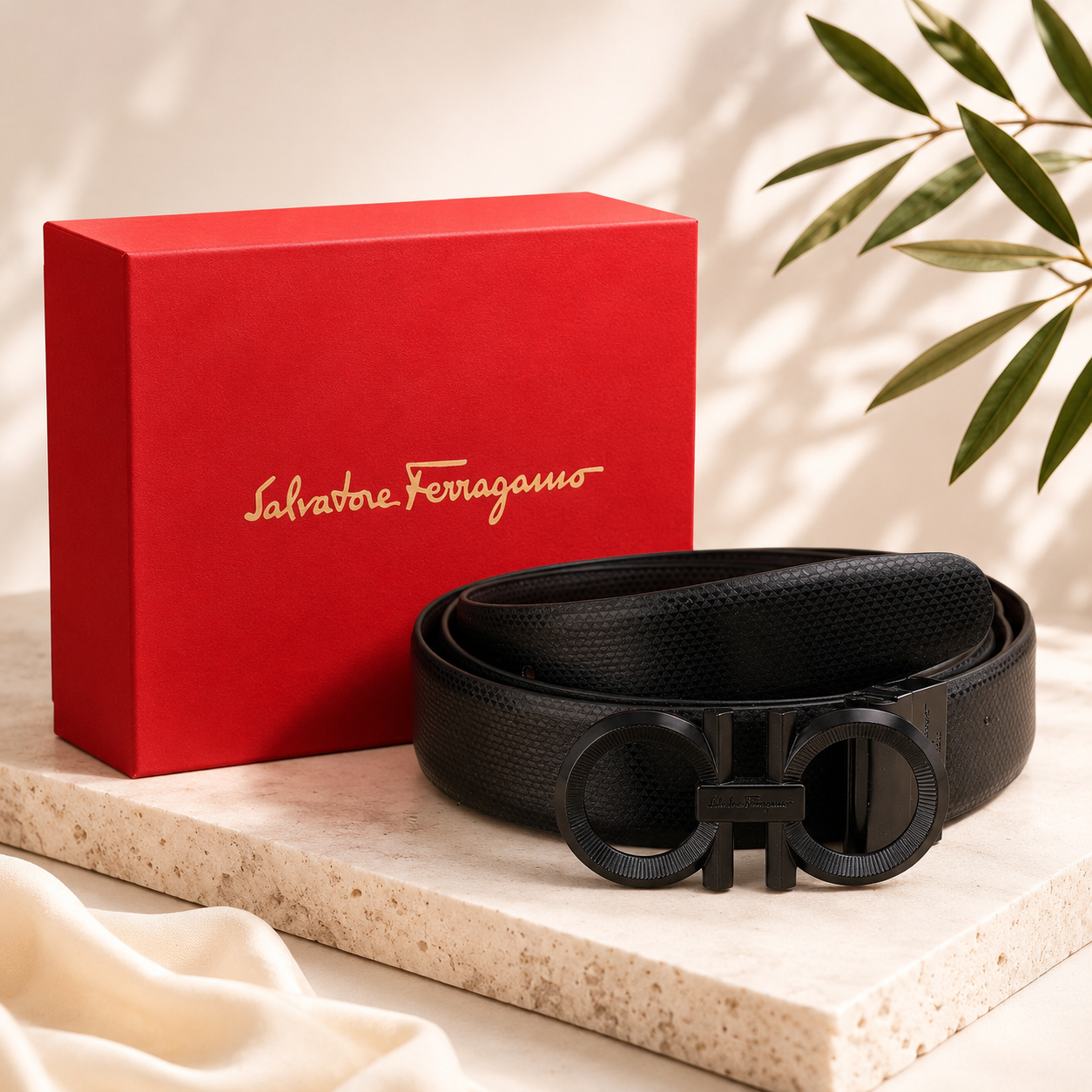 Noir Loop Statement Belt