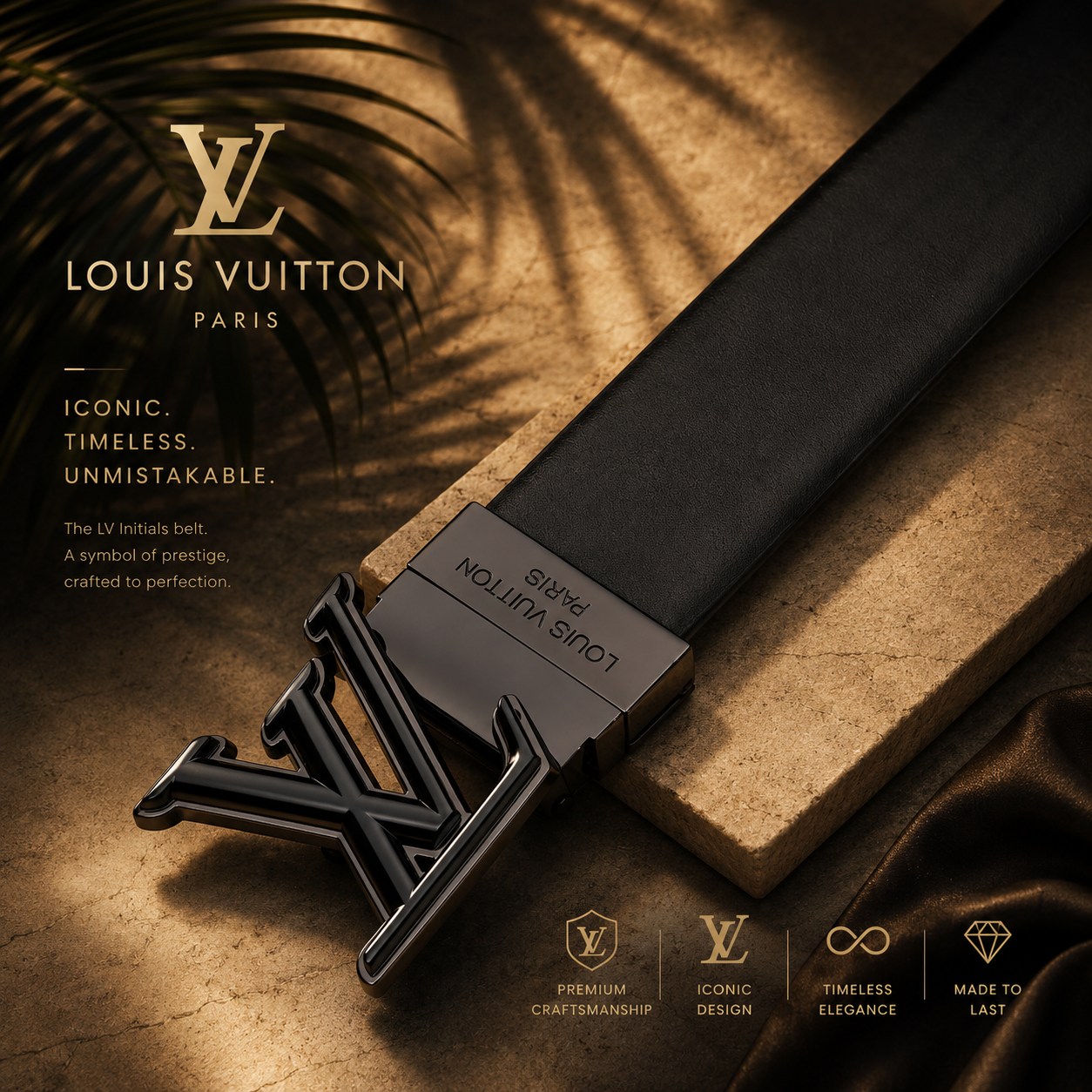 Onyx Black Signature Belt