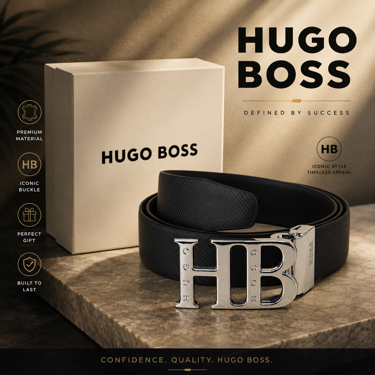 Elite Authority Leather Belt