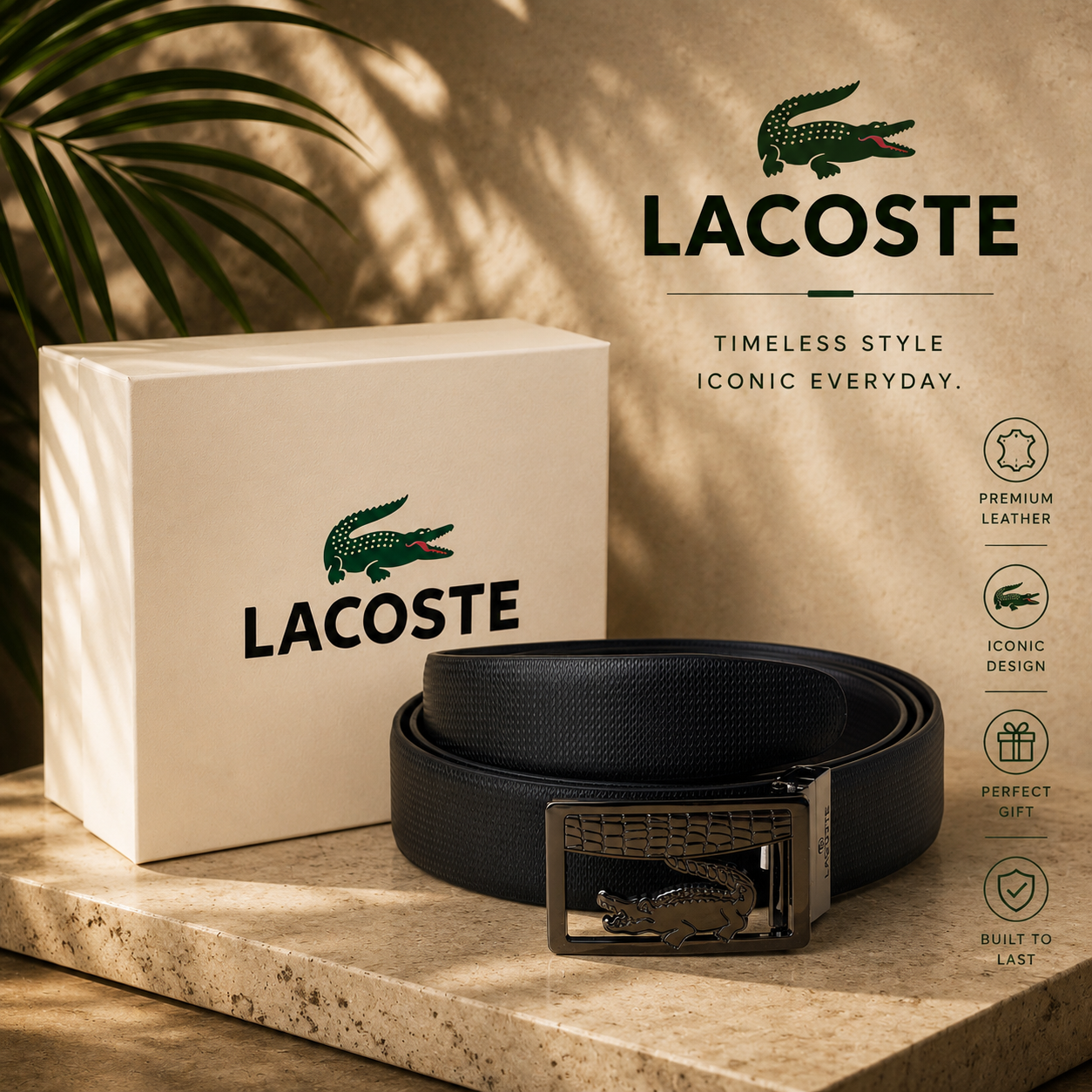 Croc Code Luxe Reversible  Belt