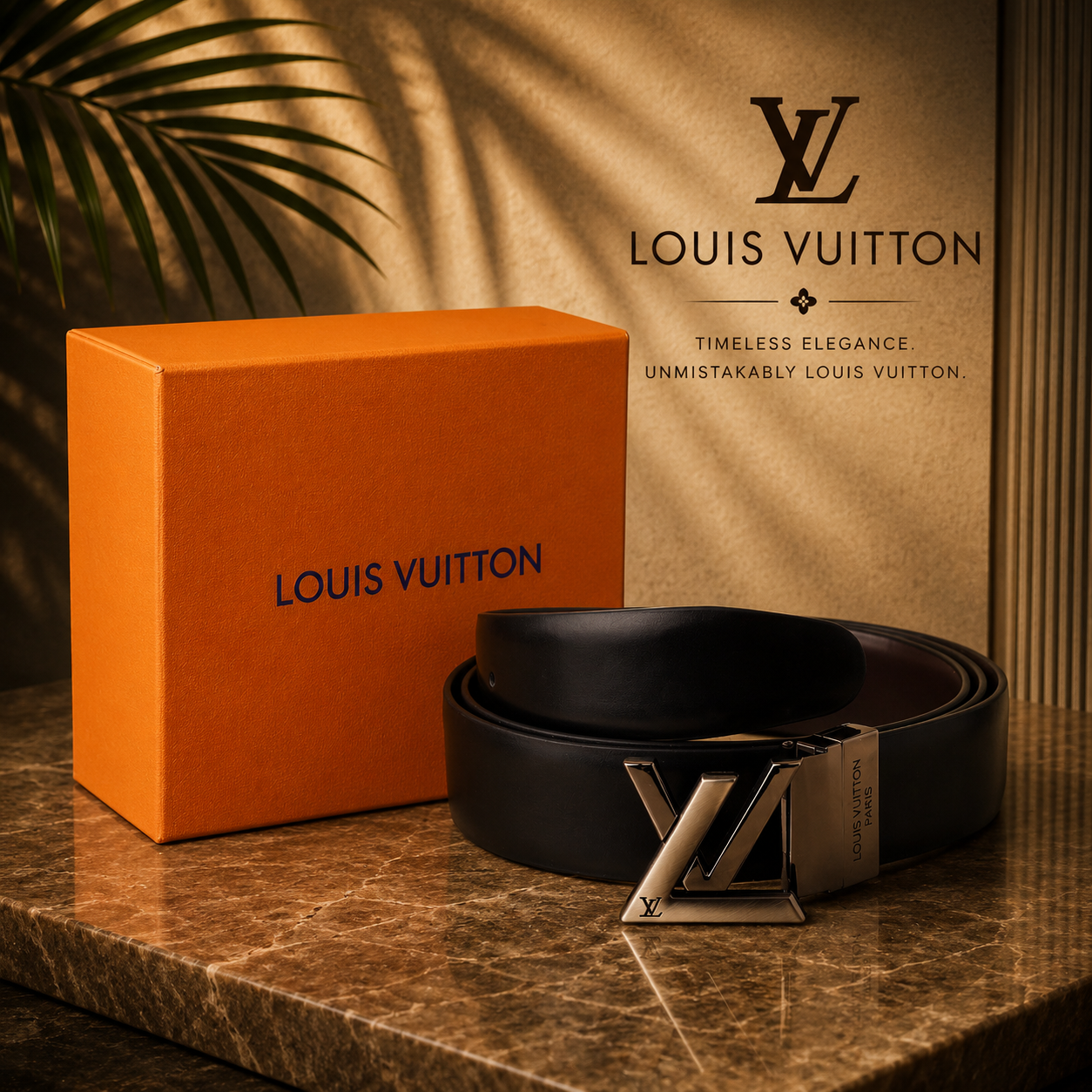 LV Signature Edge Belt