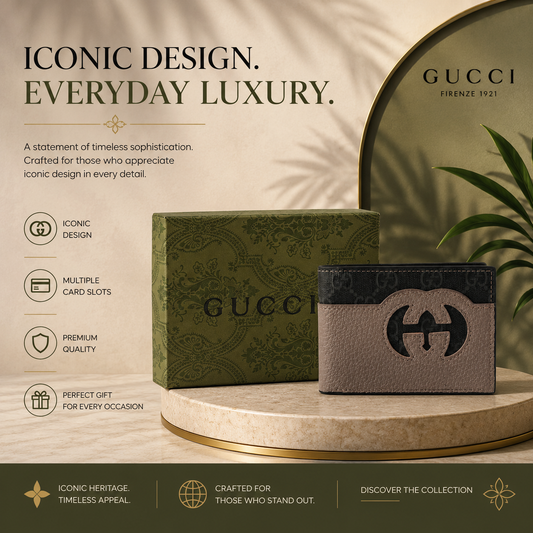 Cut-Out Logo Style Wallet