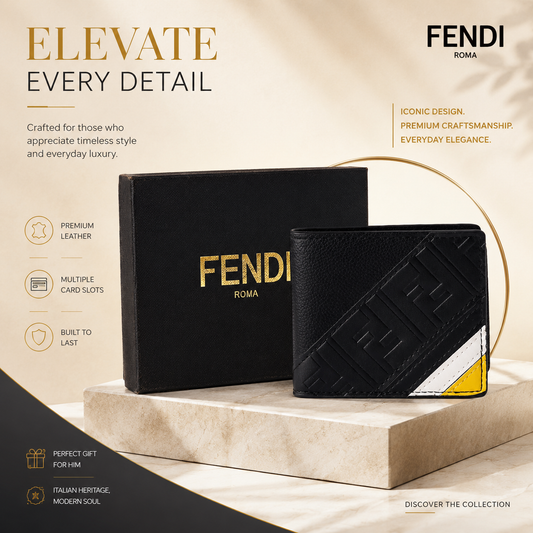 Diagonal Texture Statement Wallet