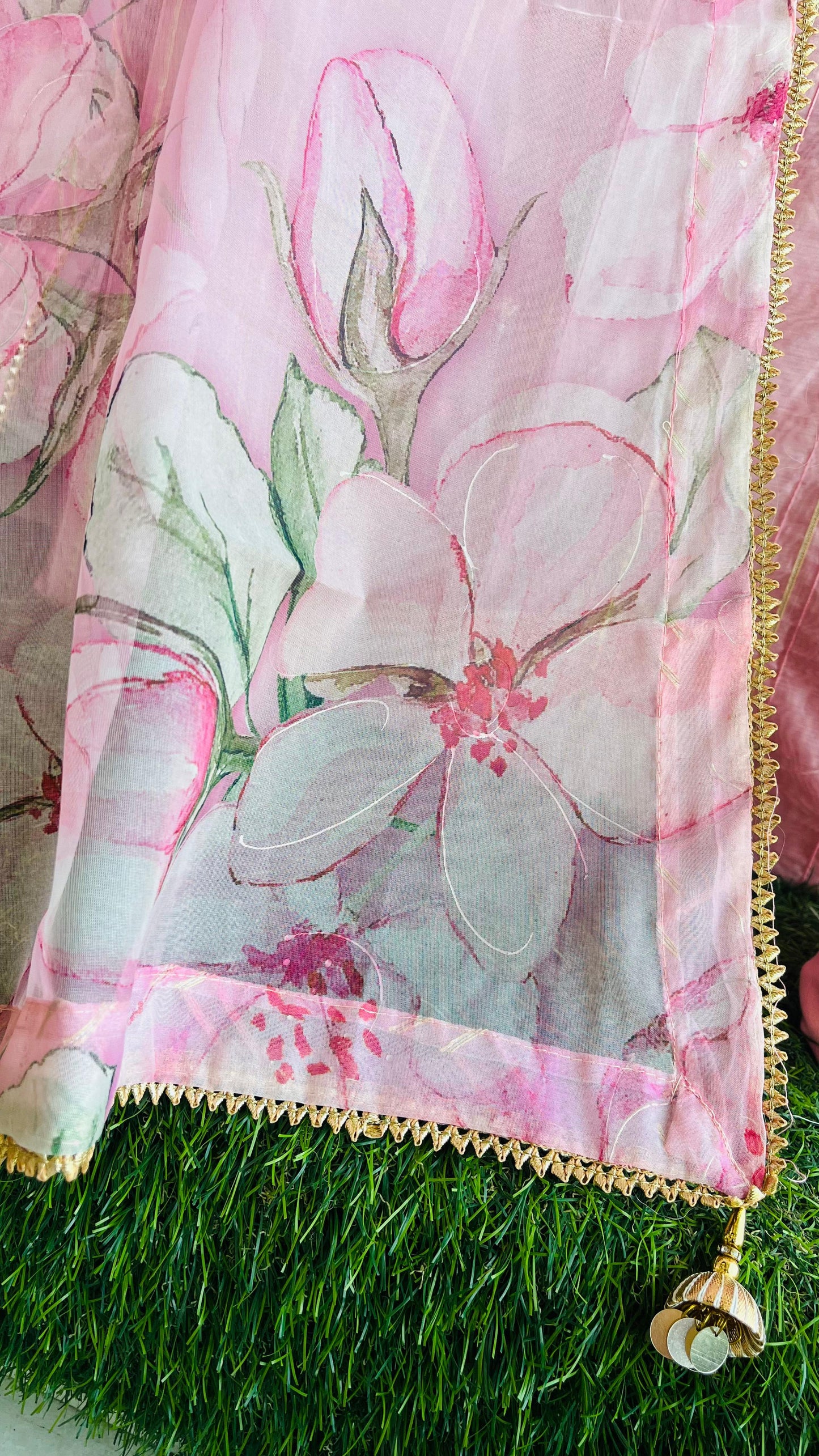 Pink Unstiched Suit