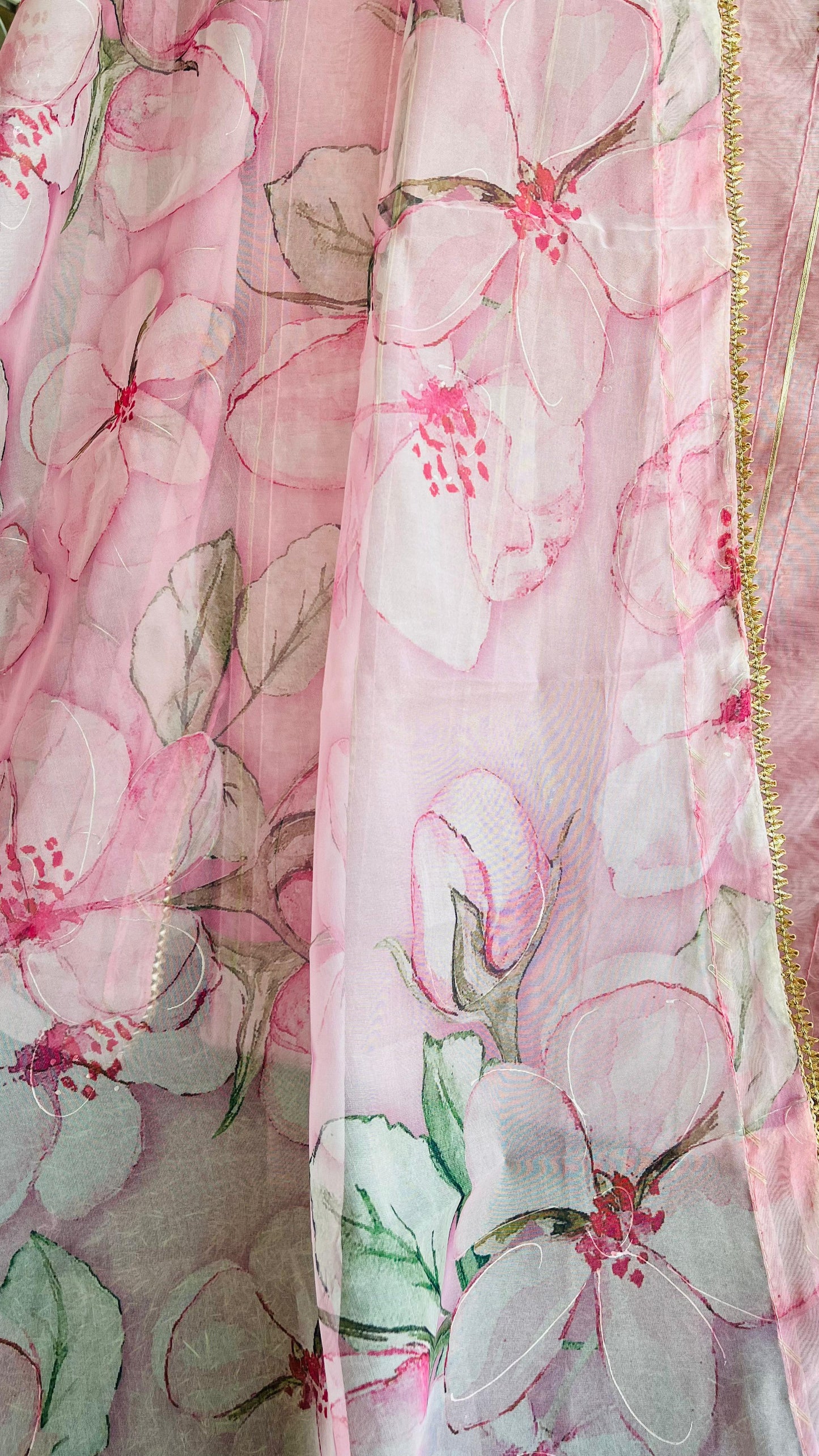 Pink Unstiched Suit