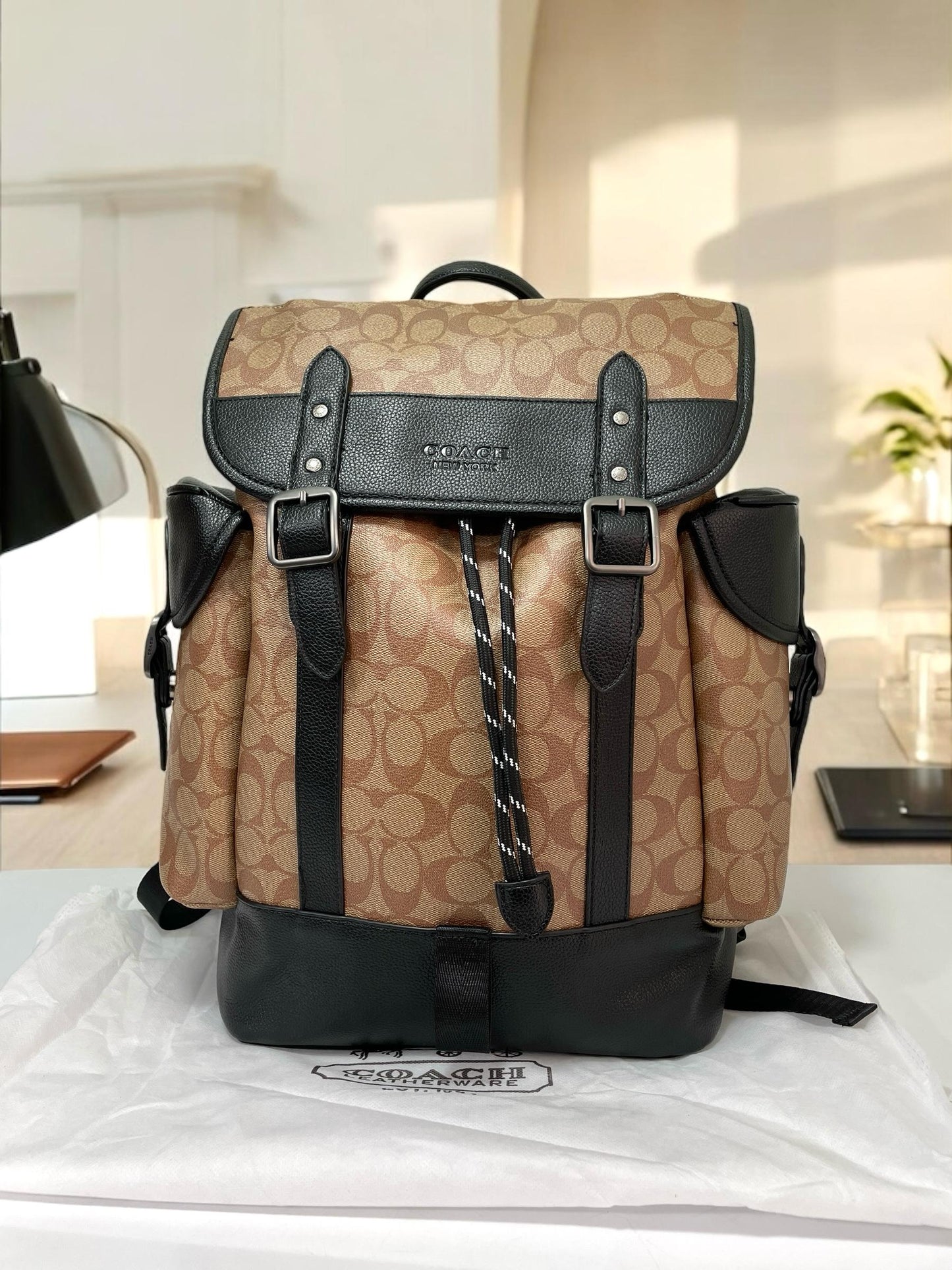 Coach Signature Rivington Backpack